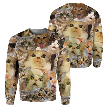 Gearhumans Amazing Cat - 3D All Over Printed Shirt