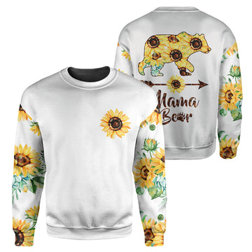 Gearhumans Bear Sunflower - 3D All Over Printed Shirt