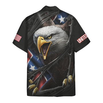 Gearhumans 3D American Eagle Custom Hawaii Shirt