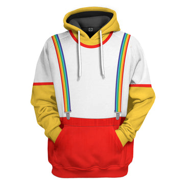 Gearhumans 3D Minions Stuart Rainbow Custom Hoodie Tshirt Apparel