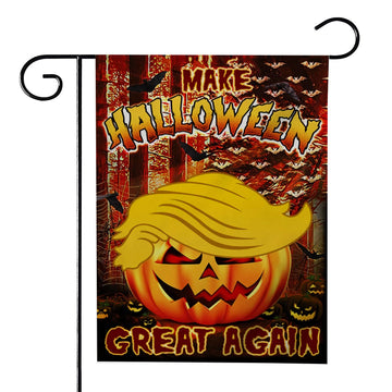 Gearhumans 3D Make Halloween Great Again Custom Flag