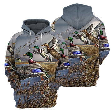 Gearhumans Duck Hunting - 3D All Over Printed Shirt