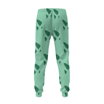 Gearhumans 3D Bulbasaur Custom Sweatpants