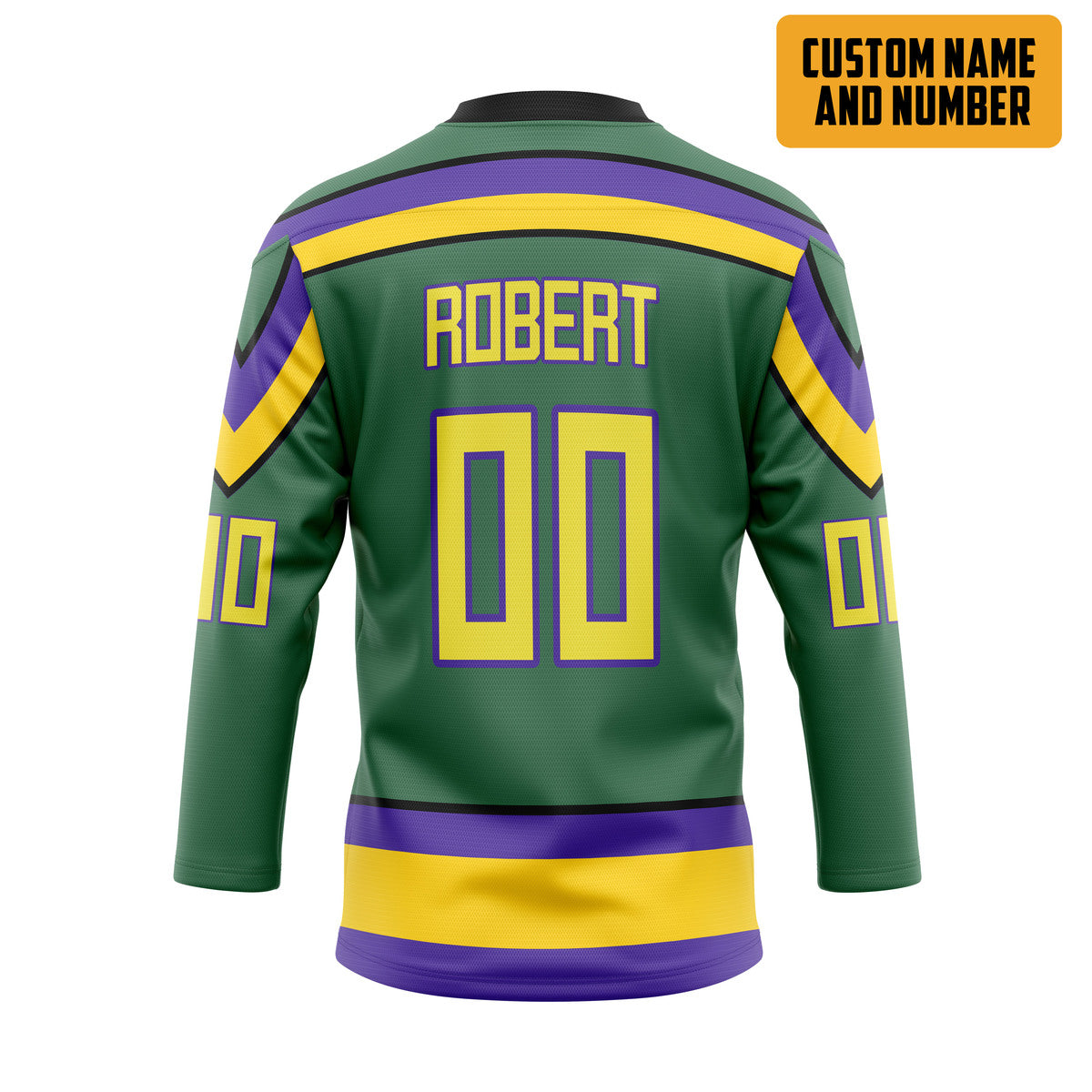 Custom name and number jersey