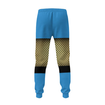 Gearhumans 3D The Blue Wind Rangers Ninja Storm Custom Sweatpants