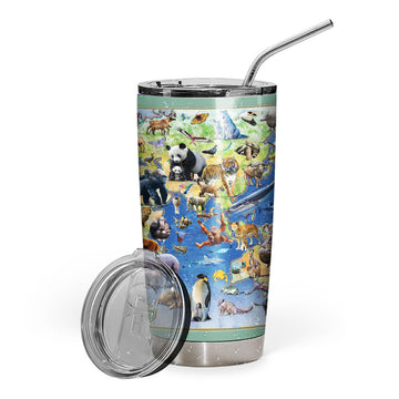 Gearhumans 3D 100 Most Endangered Species In The World Custom Tumbler