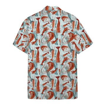 Gearhumans 3D Shrimps Fan Custom Hawaii Shirt
