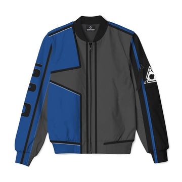 Gearhumans 3D Power Rangers SPD Blue Uniform Custom Bomber Jacket