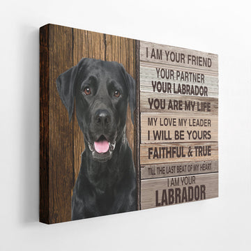Gearhumans 3D Labrador Retriever I Am Your Friend Custom Canvas