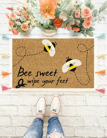 Gearhumans Bee Sweet - Doormat