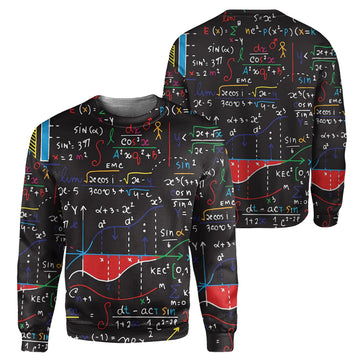 Gearhumans Mathematics - 3D All Over Printed Shirt