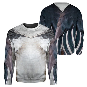 Gearhumans Hooded Merganser - 3D All Over Printed Shirt