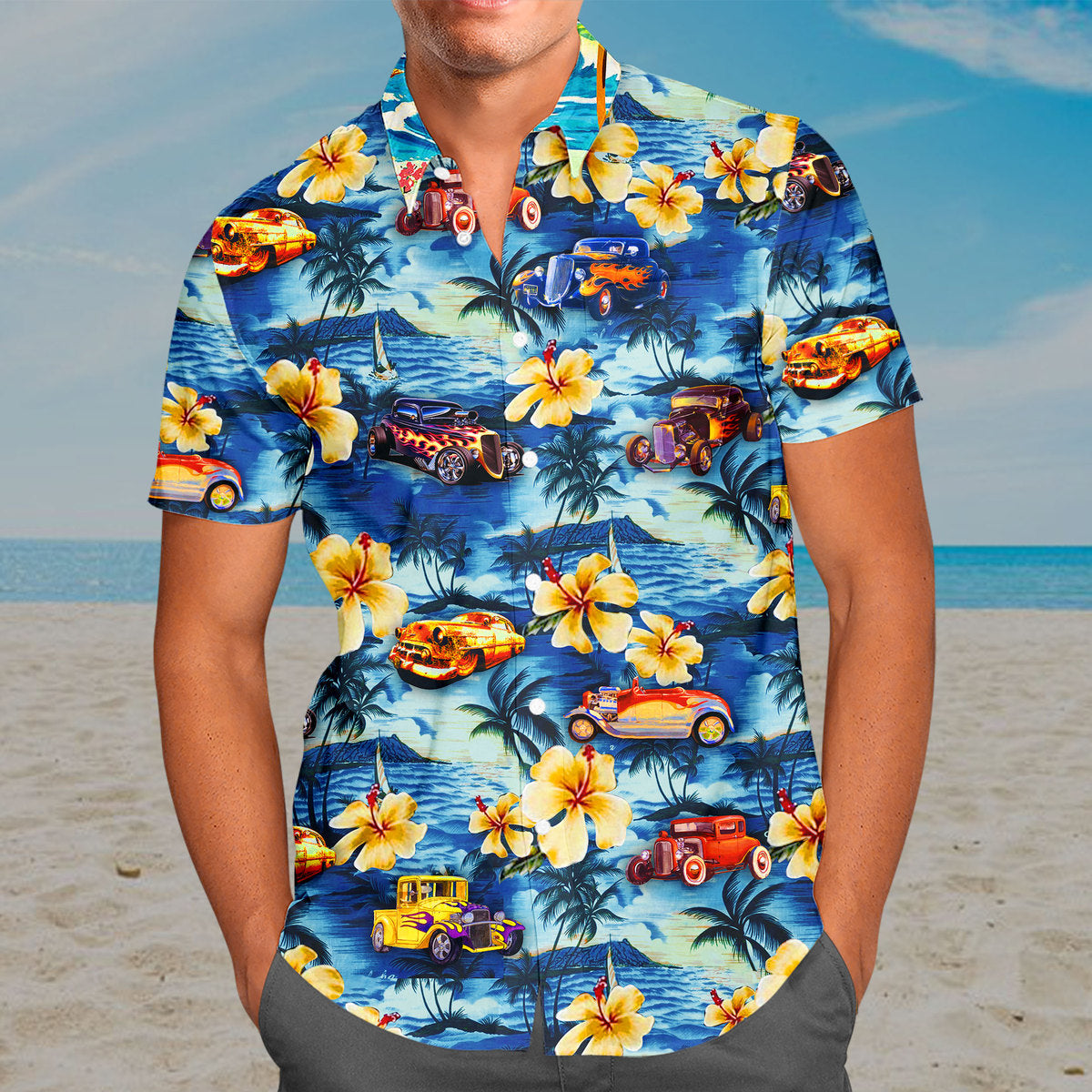 Gearhumans 3D TMNT Hawaii Shirt Short Sleeve Shirt / XL Christmas Gift, Christmas Gift Ideas