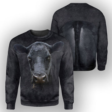 Gearhumans Angus Cattle - 3D All Over Printed Shirt