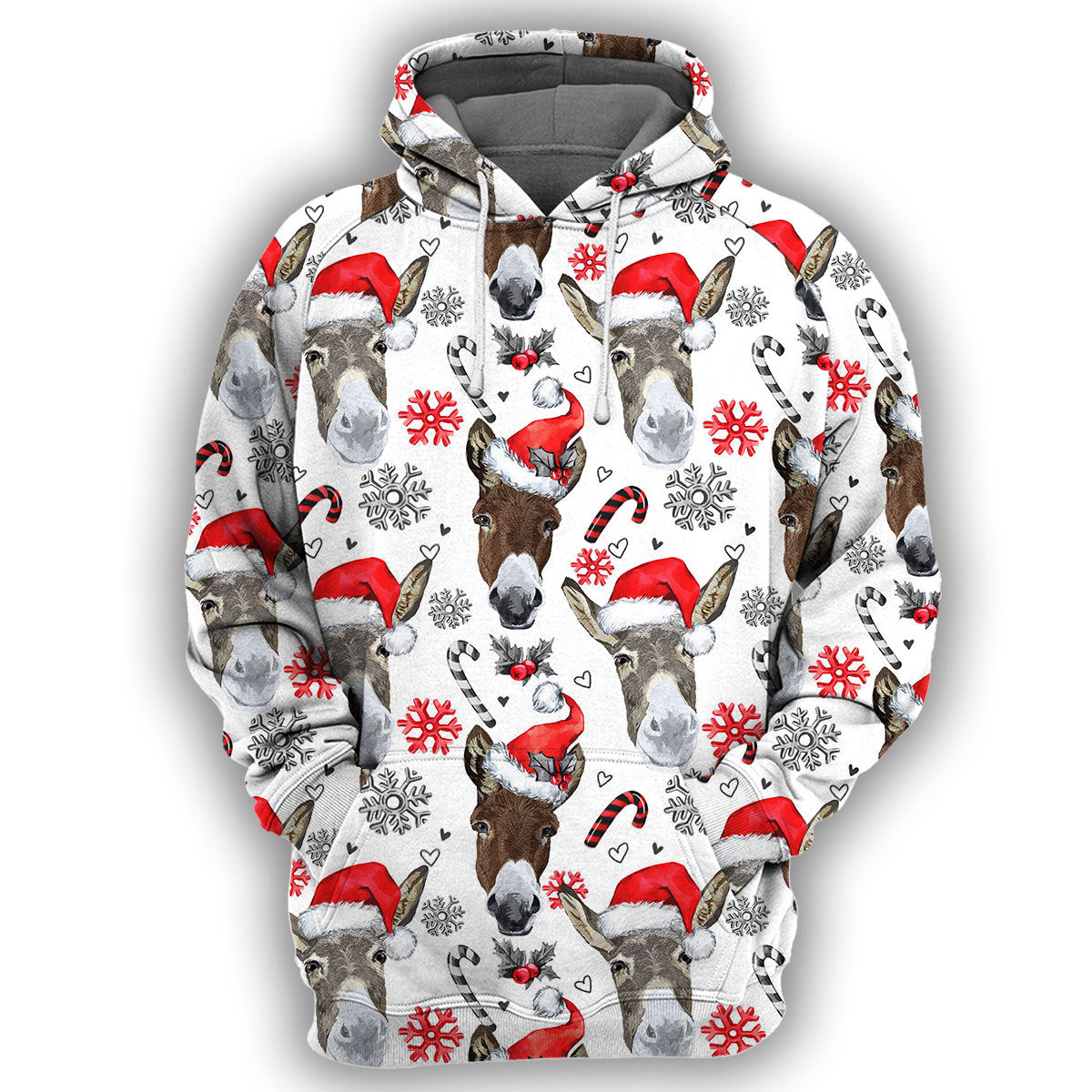 Gearhumans Donkey Christmas - 3D All Over Printed Shirt