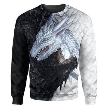 Gearhumans Dragon Yin Yang - 3D All Over Printed Shirt