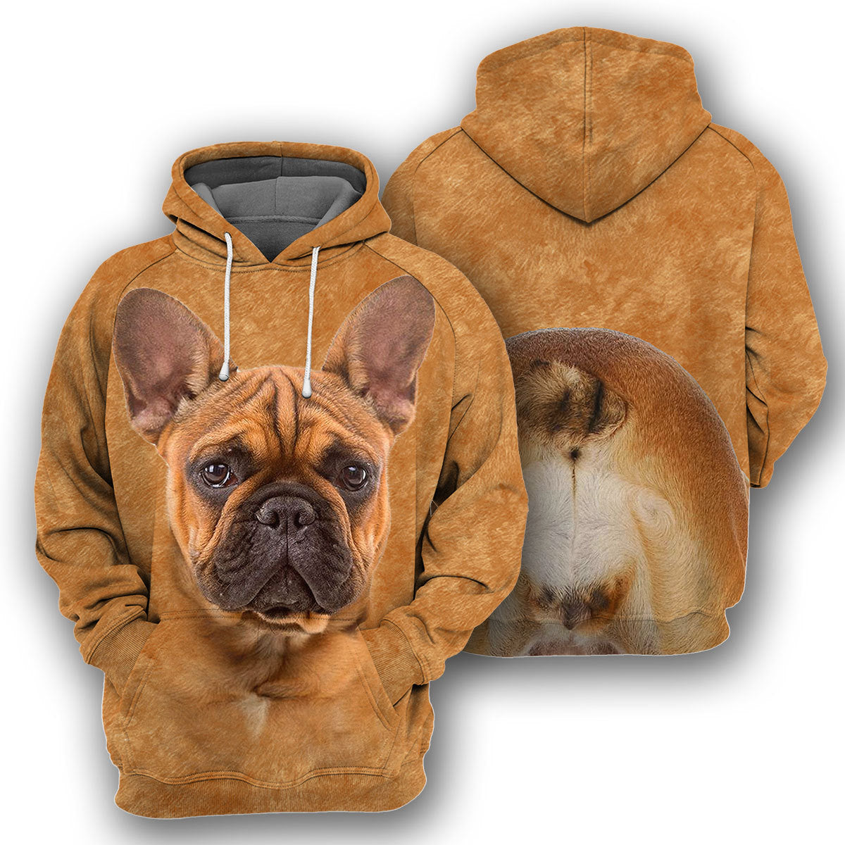 Gearhumans French Bulldog - 3D All Over Printed Shirt