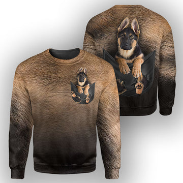 Gearhumans German Shepherd - 3D All Over Printed Shirt