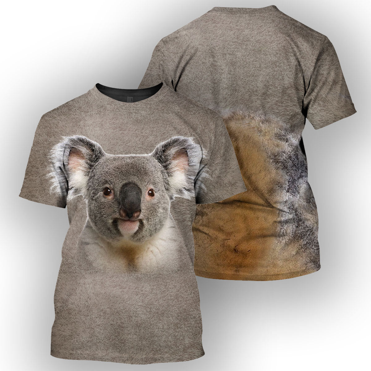 Men's Embroidered T-Shirt - Koala, image size:1200x1200