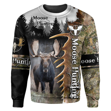 Gearhumans Moose Hunting - 3D All Over Printed Shirt