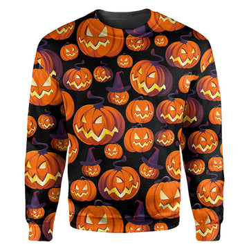 Gearhumans Pumpkin Halloween - 3D All Over Printed Shirt