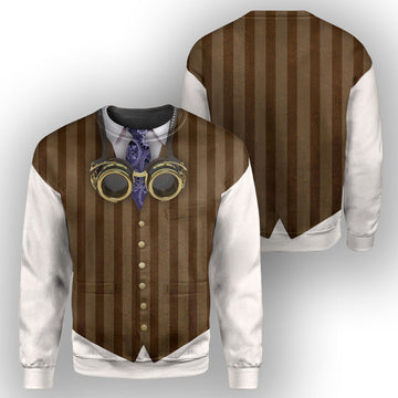 Gearhumans Steampunk Costume - 3D All Over Printed Shirt