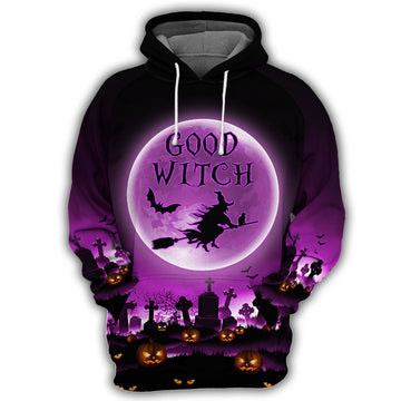 Gearhumans Good Witch Halloween - 3D All Over Printed Shirt