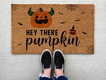 Gearhumans Pumpkin Halloween - Doormat