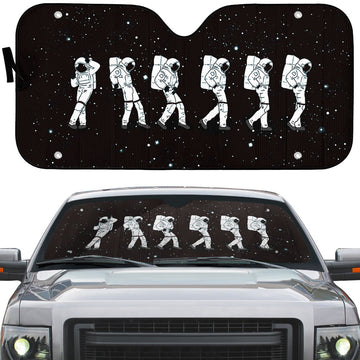 Gearhumans 3D Crotch Grab Moon Walk Astronaut Auto Sunshade