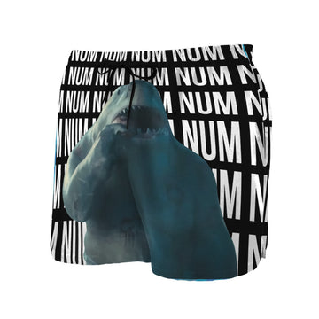 Gearhumans 3D Num Num King Shark Custom Men Shorts