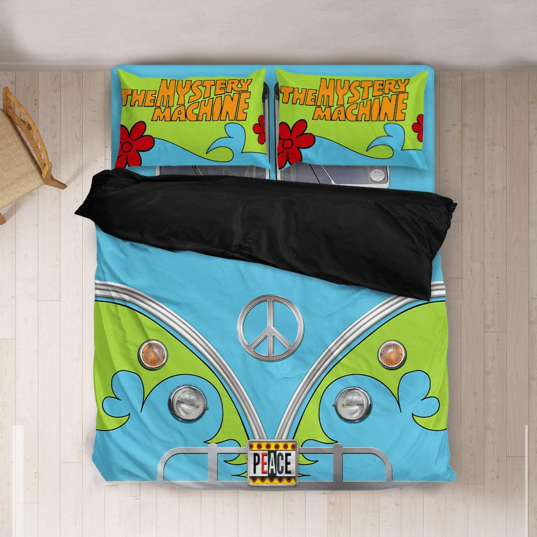 Gearhumans 3D The Mystery Machine Hippie Van Custom Bedding Set