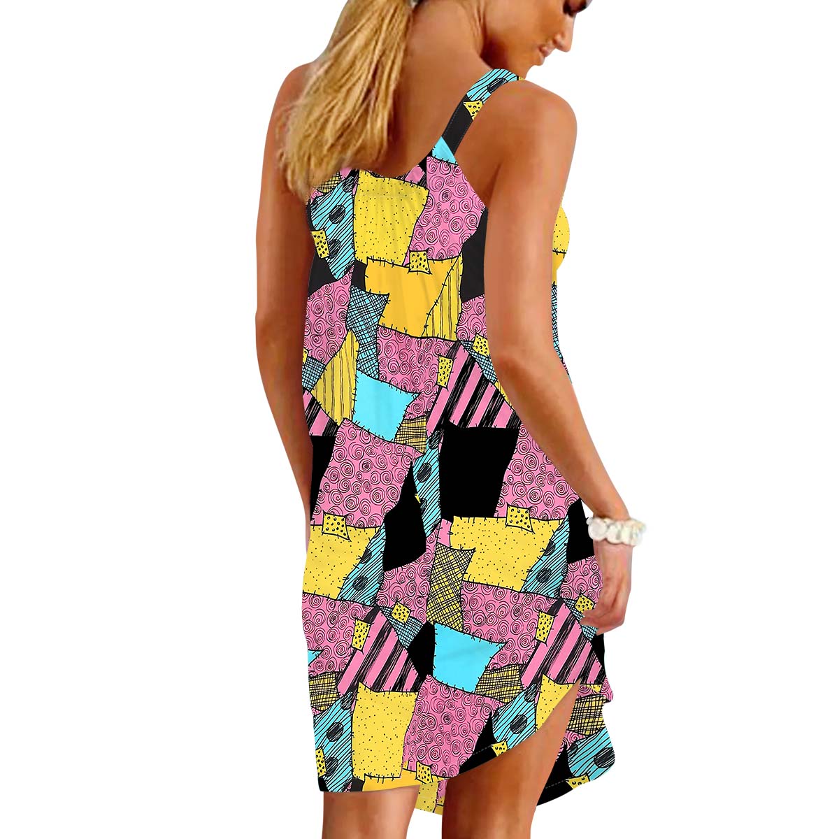 Gearhumans 3D Sally The Nightmare Before Christmas Custom Beach Dress