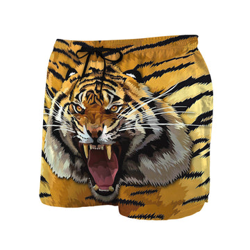 Gearhumans 3D Tiger Roar Custom Men Shorts