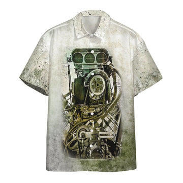 Gearhumans 3D Drag Racing Hawaii Shirt Custom Shorts Sleeve Shirt