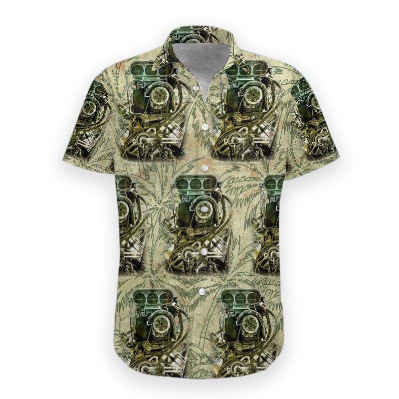 3D Drag Racing Hawaii Shirt hawaii Short Sleeve Shirt 