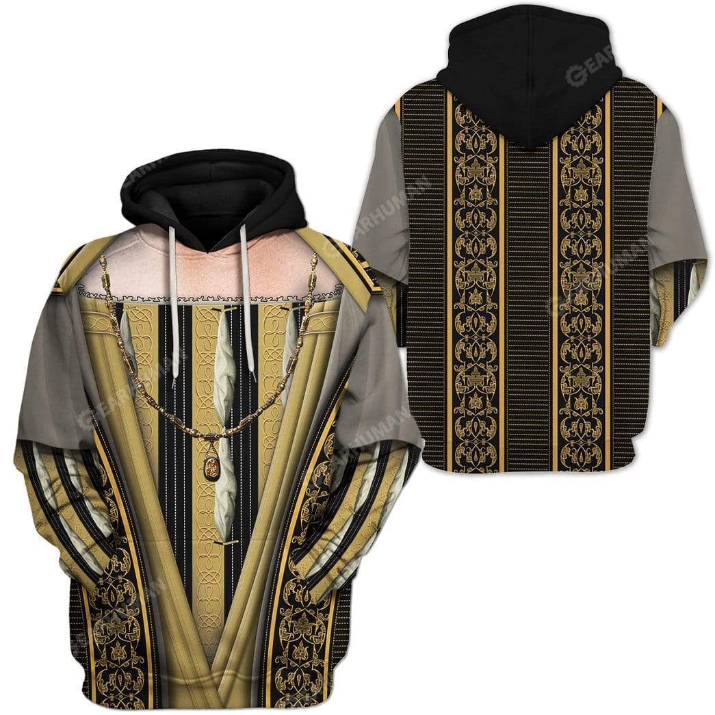 3D Full-Print Francis I Of France Apparel HD-AT04111901 3D Custom Fleece Hoodies 