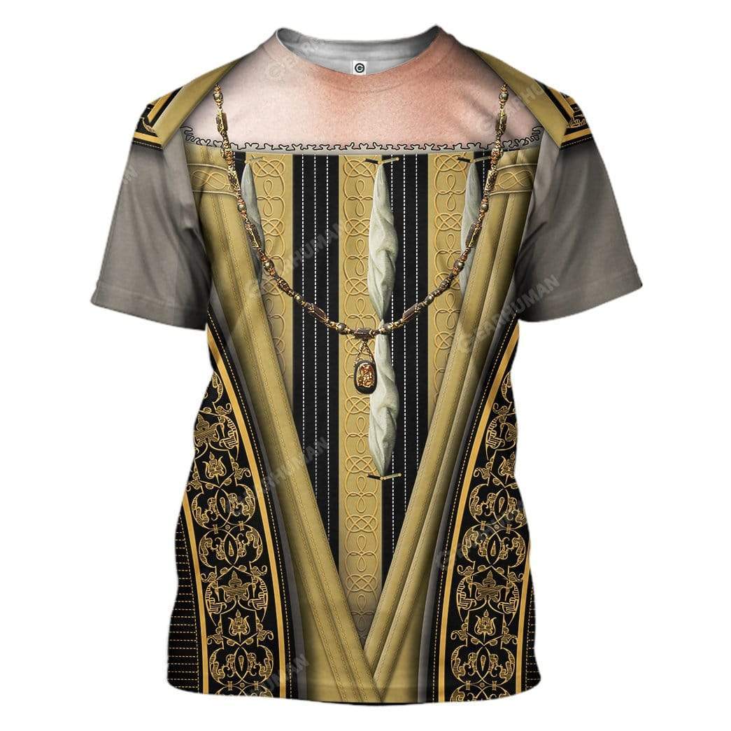 3D Full-Print Francis I Of France Apparel HD-AT04111901 3D Custom Fleece Hoodies T-Shirt S 