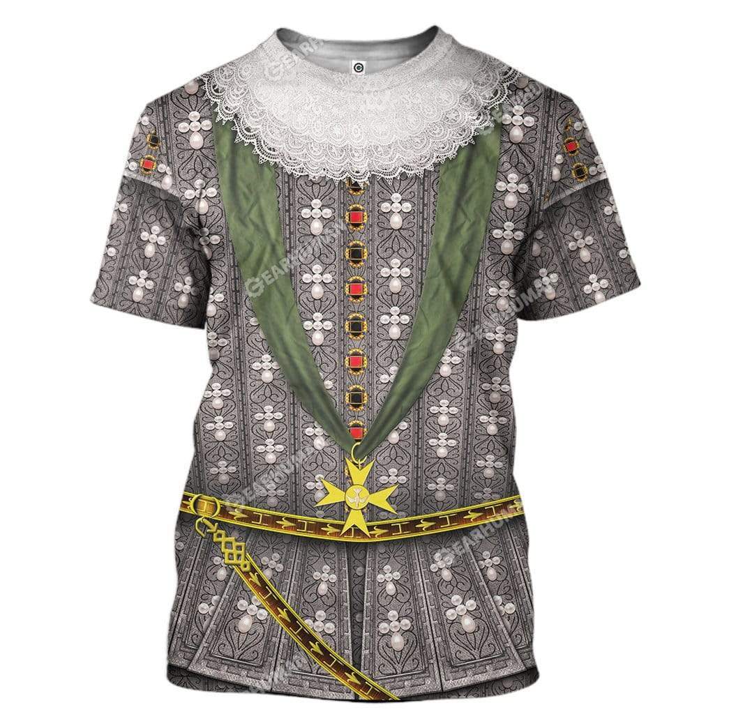 3D Full-Print Henry IV Of France Apparel HD-AT01111916 3D Custom Fleece Hoodies T-Shirt S 