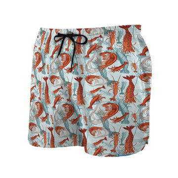 Gearhumans 3D Shrimps Fan Custom Men Short