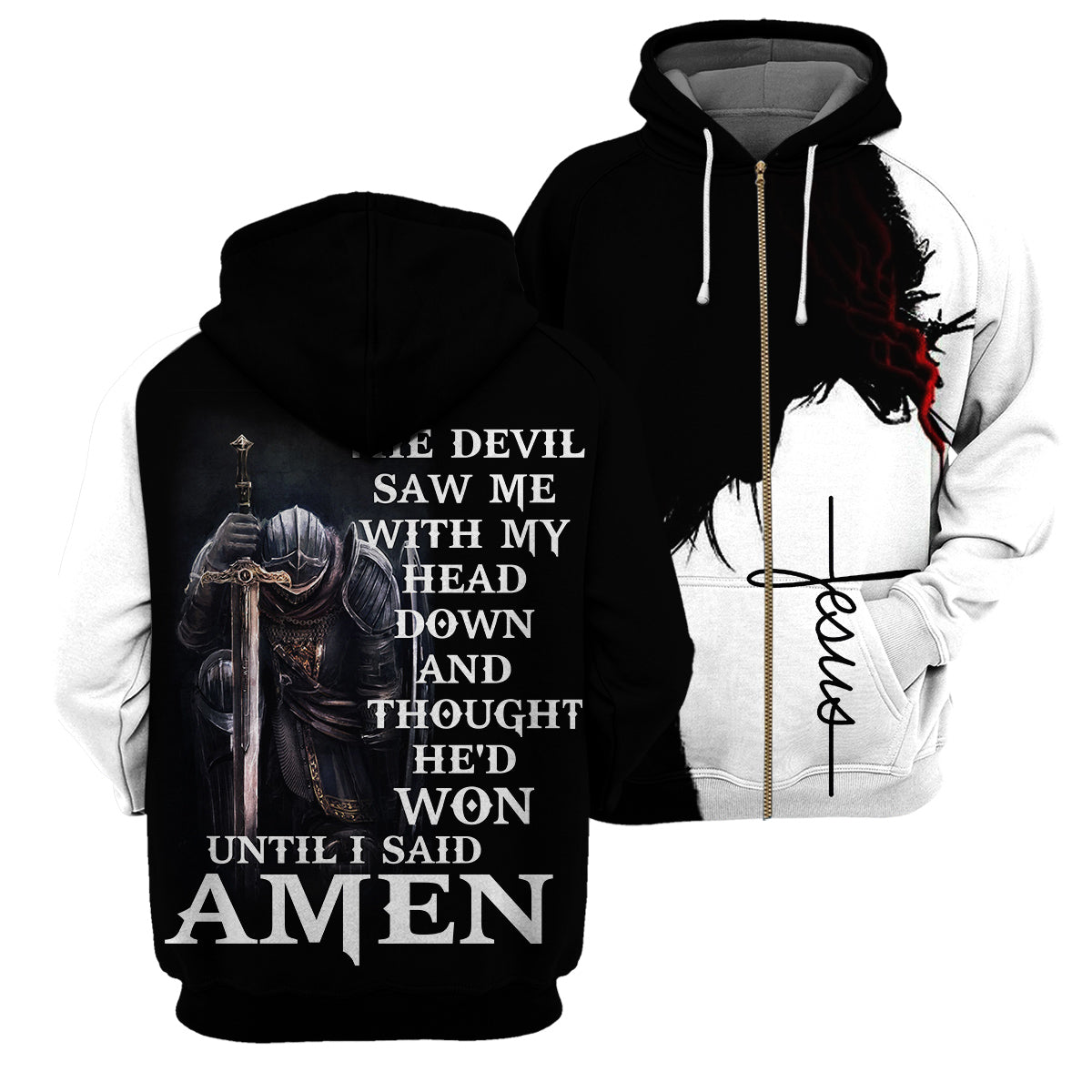 Gearhumans Knight Templar - 3D All Over Printed Shirt