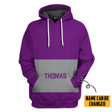 Gearhumans 3D Tinky Winky Teletubbies Custom Name Tshirt Hoodie Apparel