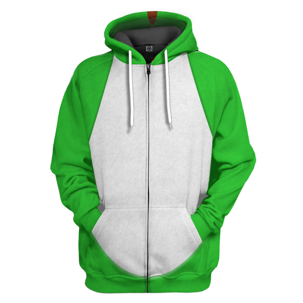 Gearhumans 3D Yoshi Custom Hoodie Tshirt Apparel