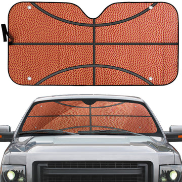 Gearhumans 3D Basketball Car Auto Sunshade