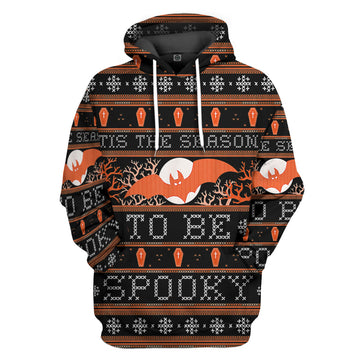 Gearhumans 3D Ugly Halloween Spooky Season Custom Hoodie Tshirt Apparel