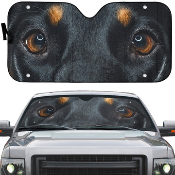 Gearhuman 3D Doberman Dog Eyes Custom Car Auto Sunshade