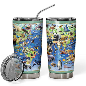 Gearhumans 3D 100 Most Endangered Species In The World Custom Tumbler