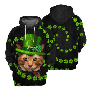 Gearhumans Irish Cat - 3D All Over Printed Shirt