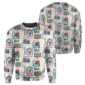 Gearhumans Vintage Camera - 3D All Over Printed Shirt