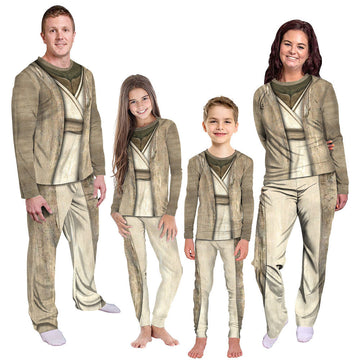 Gearhumans 3D Star Wars Yoda Cosplay Custom Family Pajamas