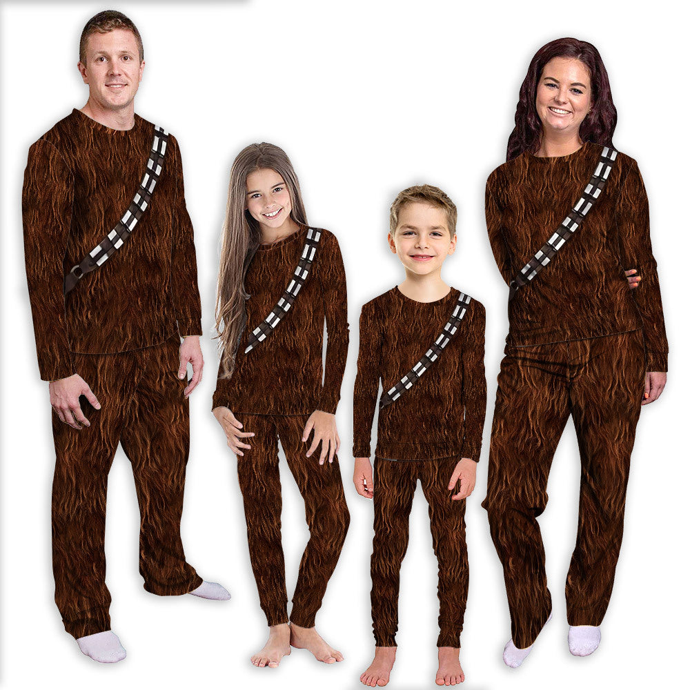 Gearhumans 3D Star Wars ChewBacca Set Cosplay Custom Family Pajamas